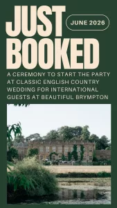 Brympton House wedding celebrant