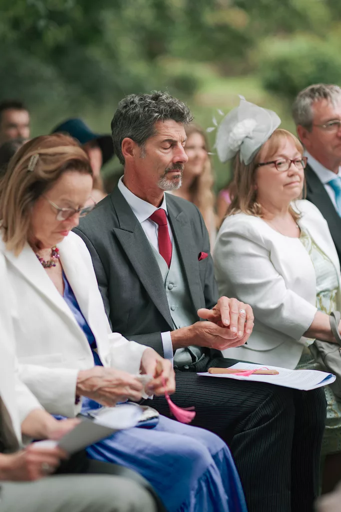 Dewsall Court wedding celebrant ring warming