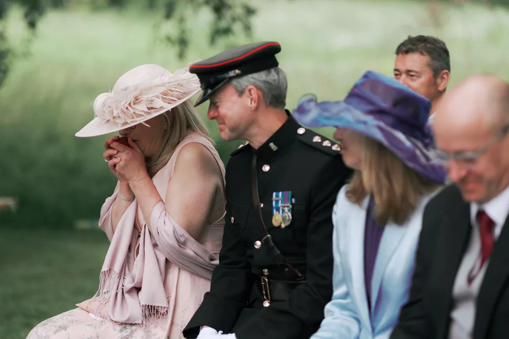 Dewsall Court wedding celebrant ring warming