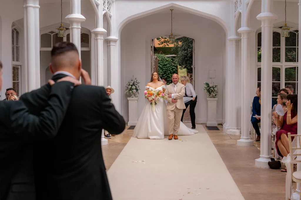 Celebrant wedding ceremony St Audries Park