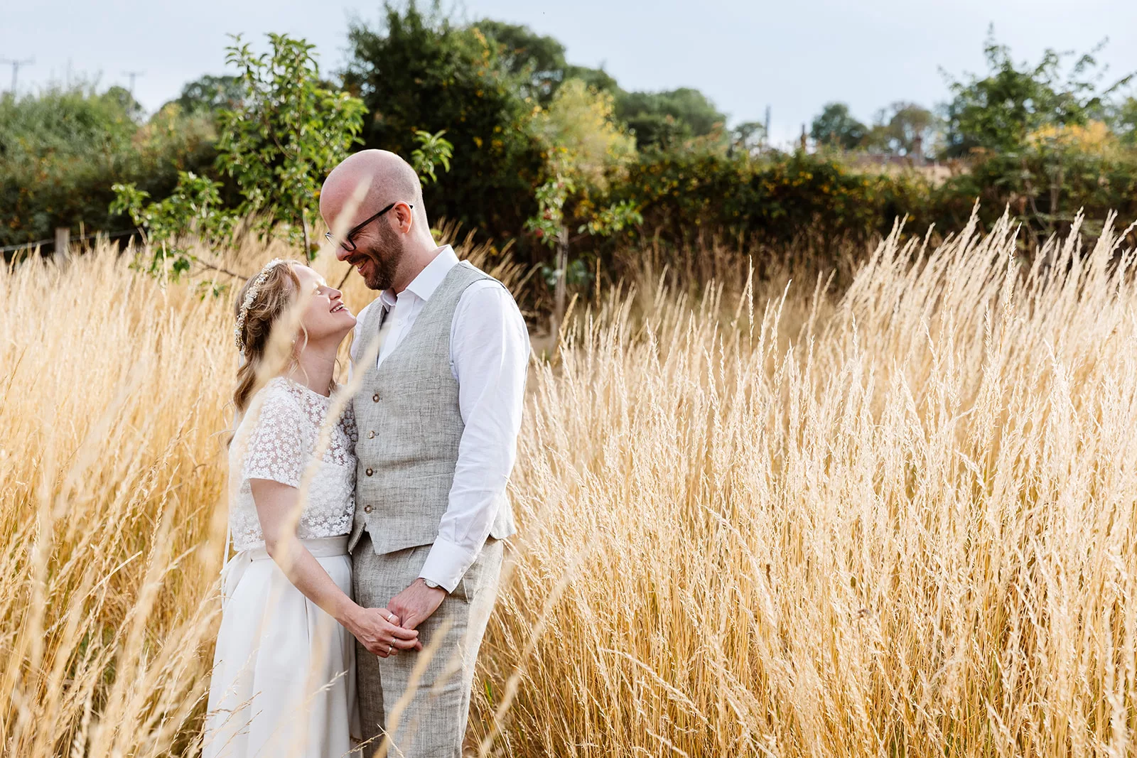 A wild-hearted, colourful wedding day on the family farm