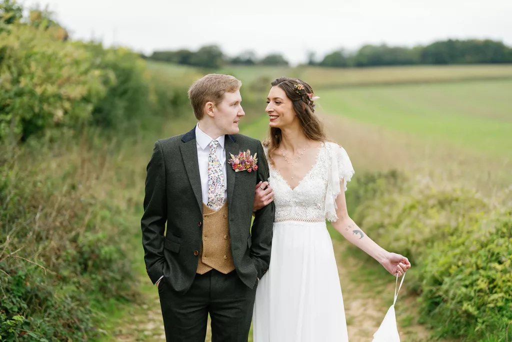 Wedding celebrant Upcote Barn Eleanor Willock